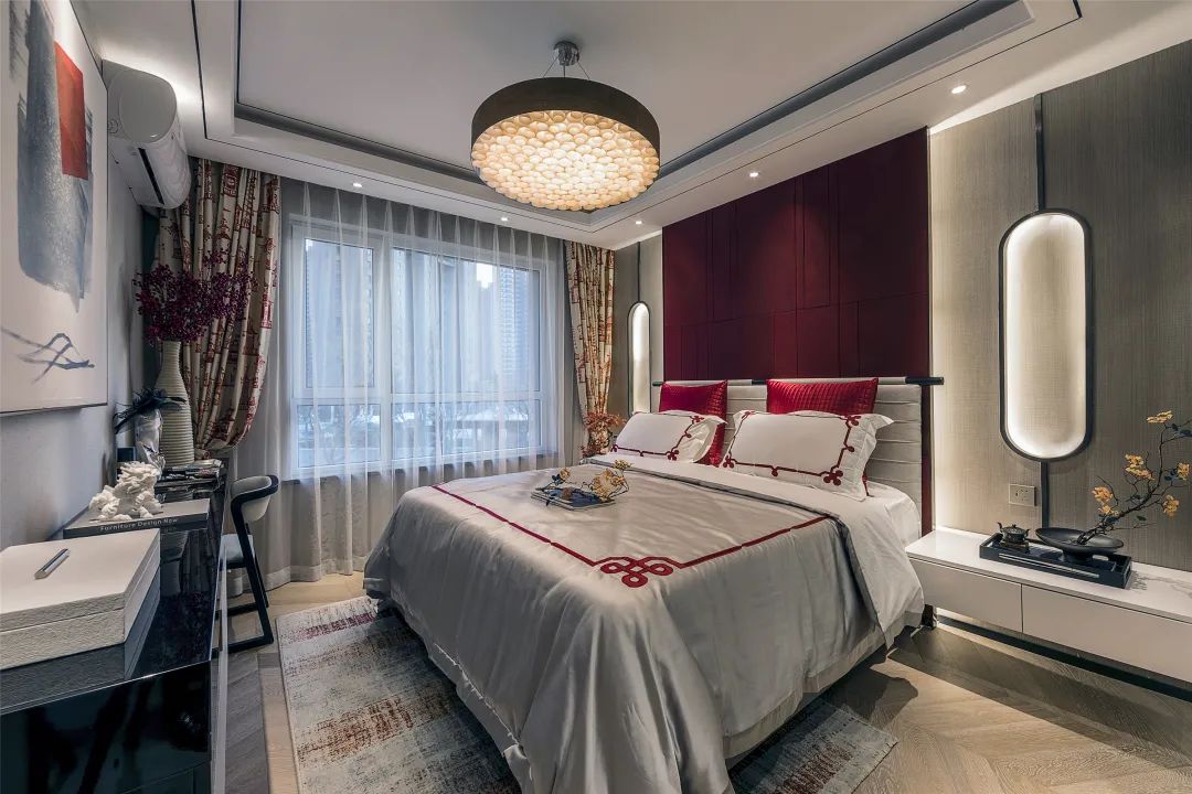 125㎡優(yōu)雅新中式，加入很多中式元素裝飾，營造氛圍感