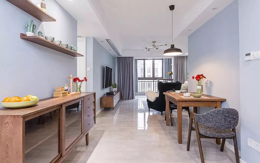 北歐風(fēng)三房，清新中又有典雅感，好喜歡的設(shè)計(jì)