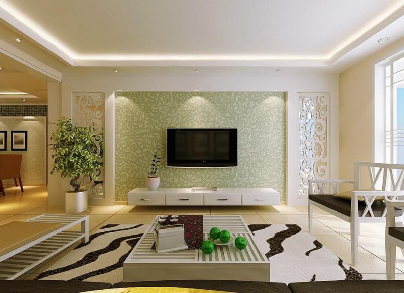 這才叫做背景墻，你家的只能算是一面墻。。。