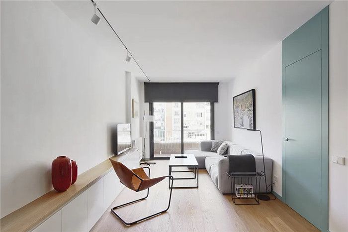 一個80㎡極簡公寓，潔白如雪，看一眼就美到了心坎里。。