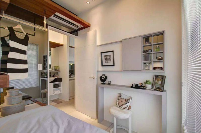 49平的小戶型公寓，以灰色調(diào)為主，營造年輕人喜歡的氛圍