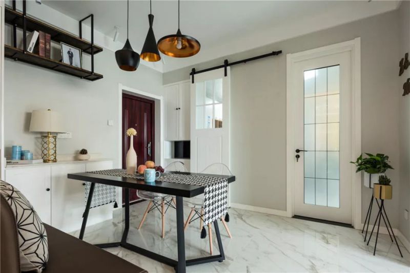 78平的現(xiàn)代風(fēng)小戶型，活力滿滿的設(shè)計(jì)，餐廳好有氛圍。