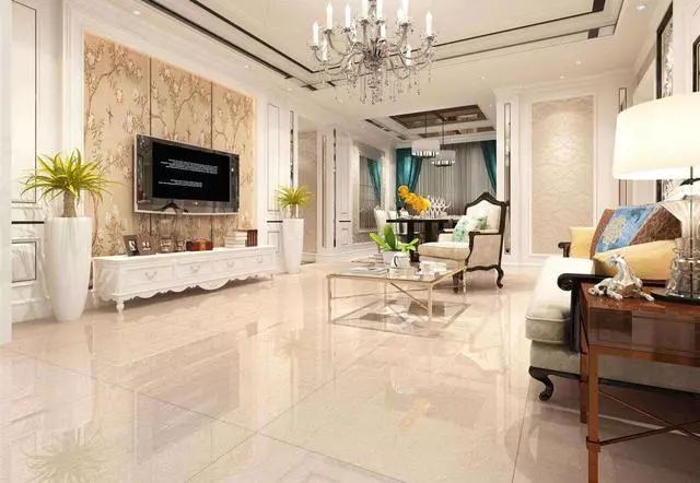 客廳鋪這樣的瓷磚，顏值翻幾倍，朋友來(lái)家做客有面子！