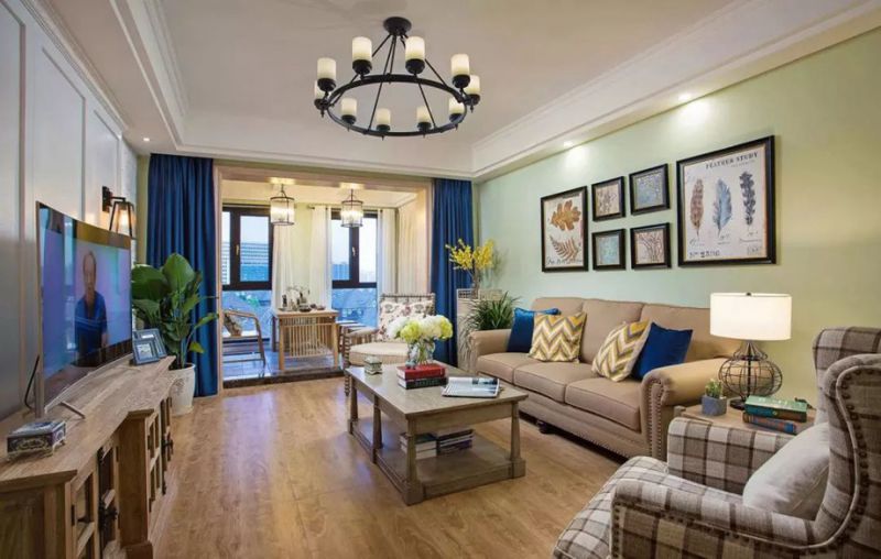 139㎡美式新房，老婆不顧我反對(duì)拆掉客廳隔斷門(mén)，完工后我閉嘴了！