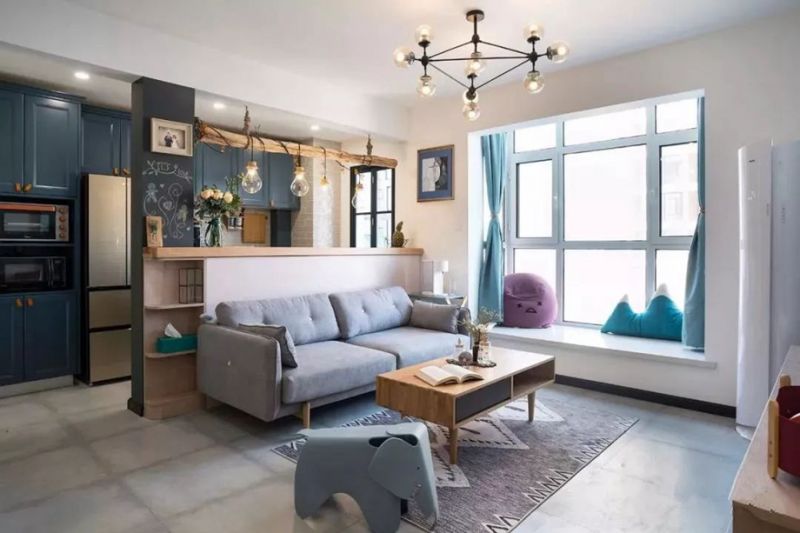 80平溫馨混搭兩居 設(shè)計(jì)細(xì)節(jié)有趣生動(dòng)