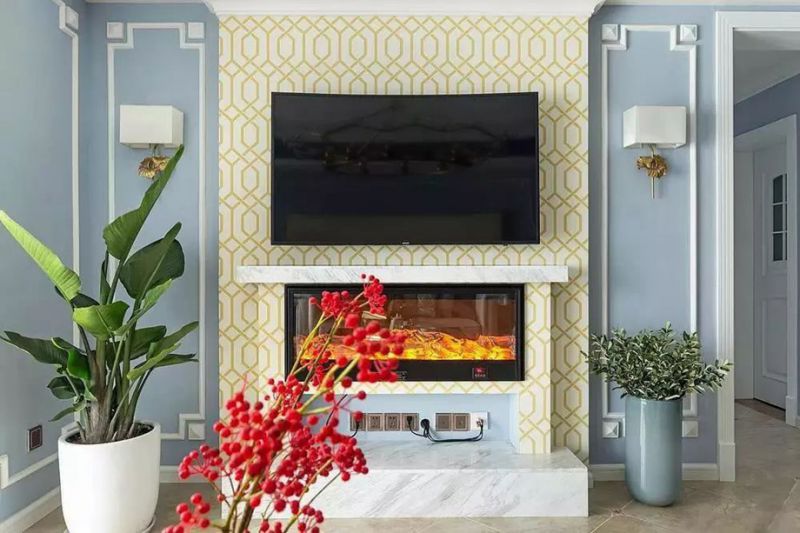 130平輕奢美式風，清新又時尚，客廳美成一道風景！