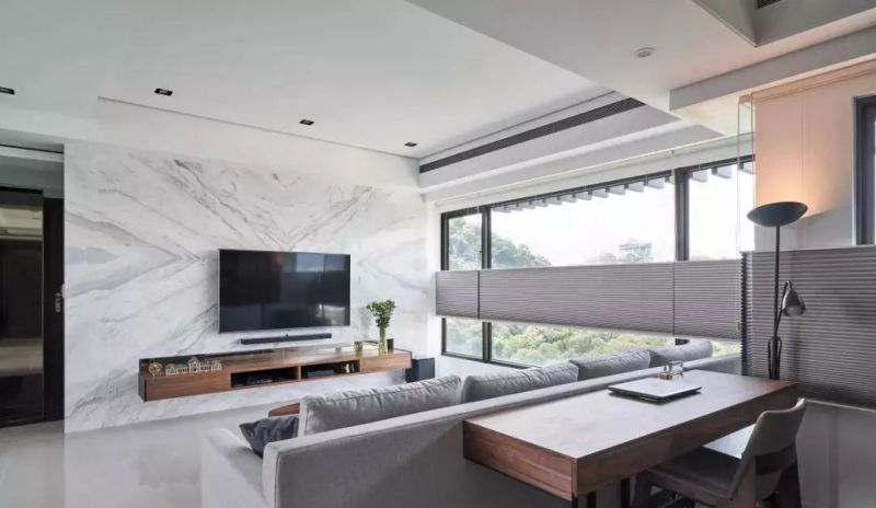 不同空間的背景墻設(shè)計(jì)案例，墻面這樣做真的很美